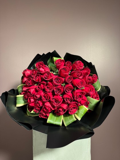 41 red roses